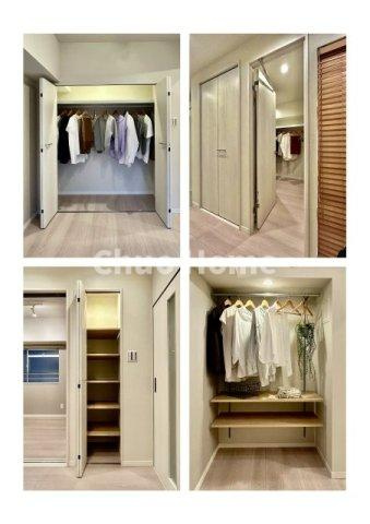 ライオンズマンション両国第3の収納|居室にはクローゼットを完備し、自由度の高い家具の配置が叶うシンプルな空間です。お子様の成長と必要になる子供部屋を与えるにはぴったりの間取りですね。