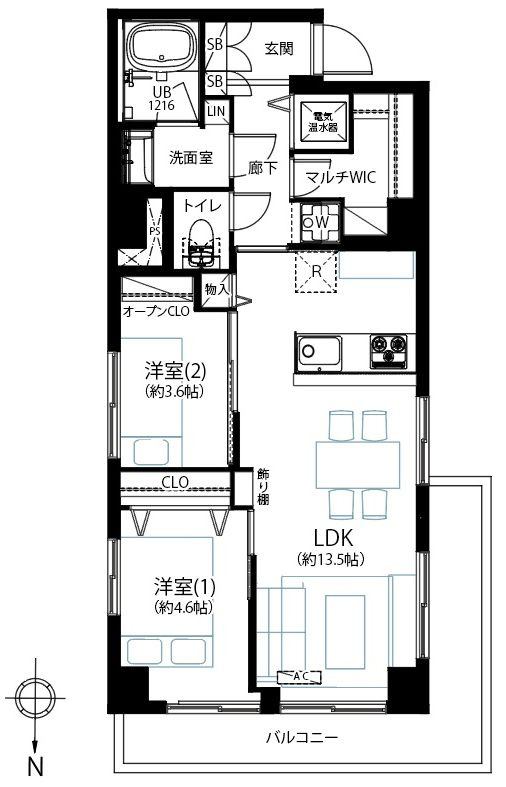 ライオンズマンション両国第3の間取り|3方角部屋住戸につきまして日当り・通風良好。新規リノベーション施工が完了致しましたのでいつでも内覧が可能です。安心のアフターサービス保証付きですのでご購入後も安心して暮らせます。