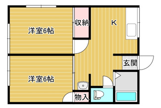 【間取り】 | 中里シティハイム