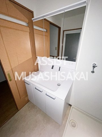 ブルーベリープレイスの独立洗面台