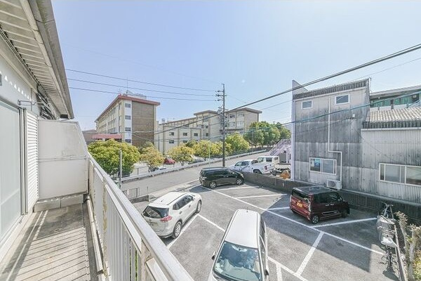 左京山コーポA棟の展望