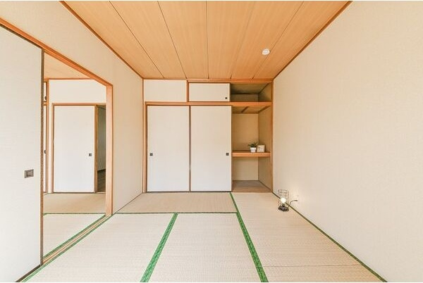 左京山コーポA棟の和室