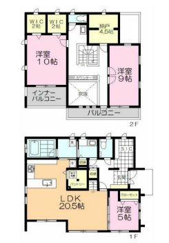 下野市下古山の間取り