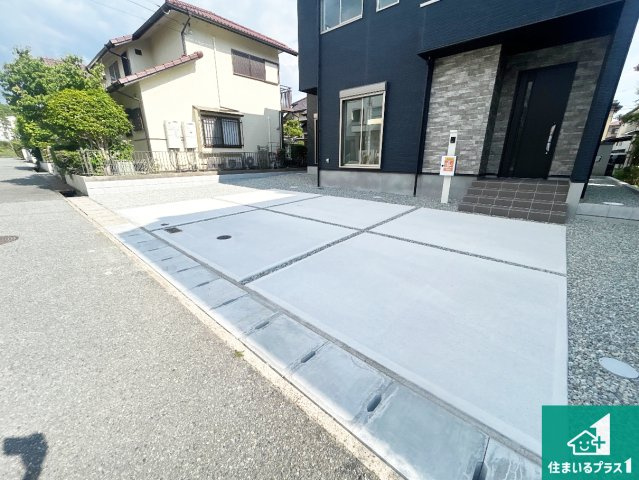 1日(土)2日(日)現地見学可能！　戸市北区星和台　第5期　新築一戸建ての駐車場|駐車スペース！散水栓があるので、こまめに愛車を洗えます！