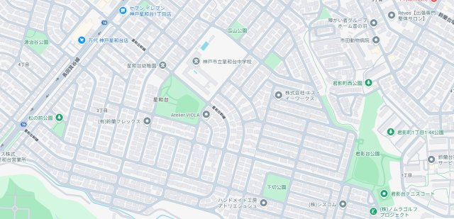 1日(土)2日(日)現地見学可能！　戸市北区星和台　第5期　新築一戸建ての地図