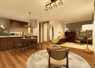 【完成予想図】 | かまとり住宅の売地「グランファミーロ」 | 施工イメージ図です