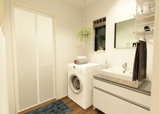 【完成予想図】 | かまとり住宅の売地「グランファミーロ」 | 施工イメージ図です