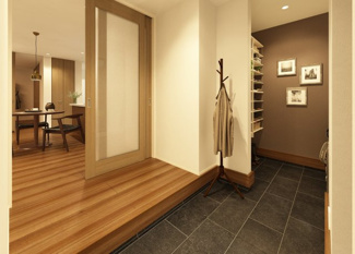 【完成予想図】 | かまとり住宅の売地「グランファミーロ」 | 施工イメージ図です