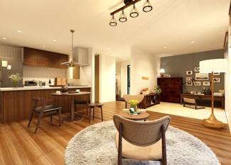 【完成予想図】 | かまとり住宅の売地「グランファミーロ」 | 施工イメージ図です