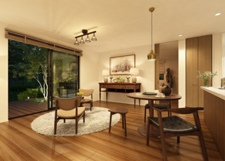 【完成予想図】 | かまとり住宅の売地「グランファミーロ」 | 施工イメージ図です