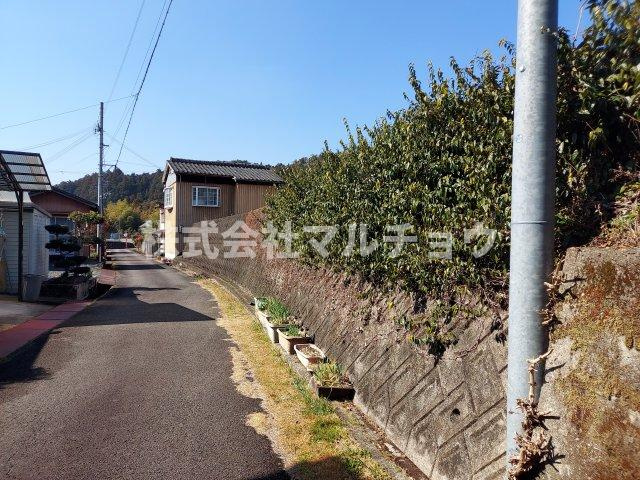 中辺路川合土地②の前面道路含む現地写真|前面道路含む現地写真です