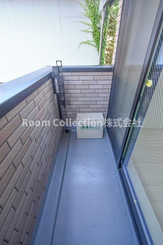 グランクオール鮫洲のバルコニー