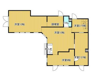 大津市下阪本１丁目の店舗事務所の間取り