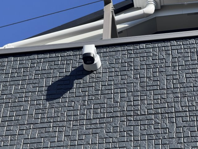 流山市向小金３丁目新築戸建【向小金小学校：9分】の防犯設備|スマホで確認できる防犯カメラつき♪