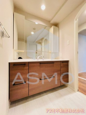 【独立洗面台】 | ヴィレッジリバー天神橋 | 同マンション別部屋　参考写真