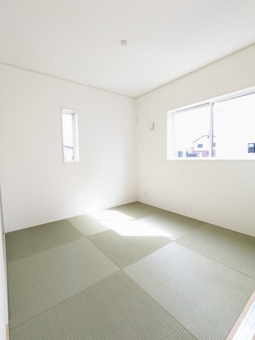 ひたちなか市平磯遠原町　第2の和室|リビング隣の和室は、来客用やお子様とのお昼寝にぴったりです