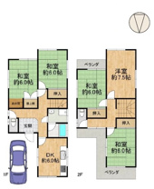八尾市青山町2丁目戸建　高美小学校区　近鉄八尾駅の画像