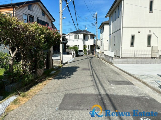 新築戸建　茅ヶ崎市東海岸南6丁目の前面道路含む現地写真
