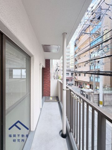 ロマネスク渡辺通第2のバルコニー