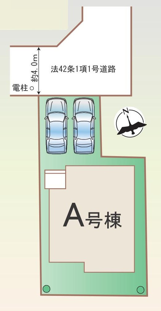 知立市桜木町桜木70-4『仲介手数料無料』新築戸建ての区画図