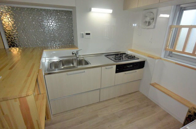 矢元台住宅のキッチン