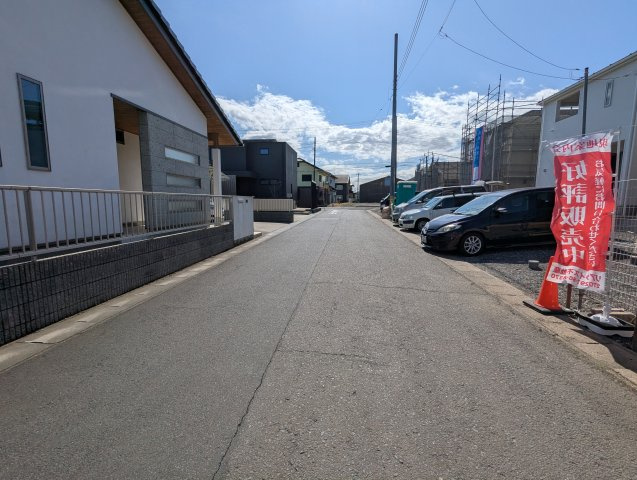 ひたちなか市平磯遠原町　第2の前面道路含む現地写真|前面道路含む現地写真です