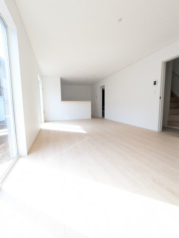 ひたちなか市平磯遠原町　第2のキッチン|カウンター越しからリビングが見渡せるので、お子様の様子を見守りながらお料理が作れる嬉しいカウンターキッチン♪