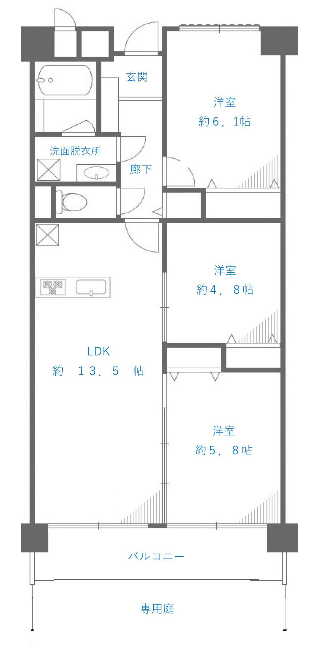 東大和市立野３丁目の中古マンション