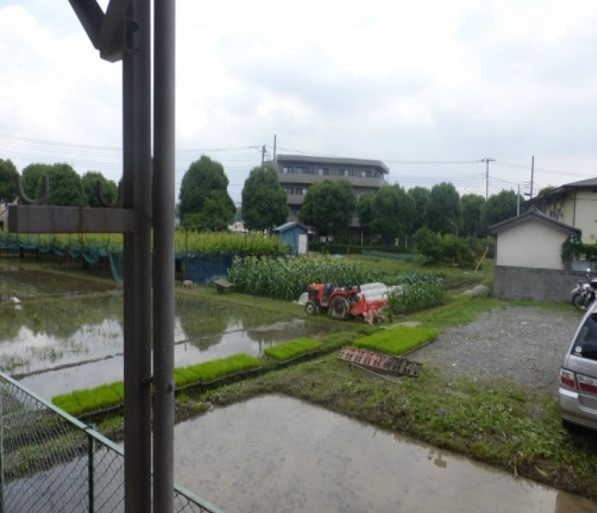 スカイコーポのバルコニー|別号室の参考写真です