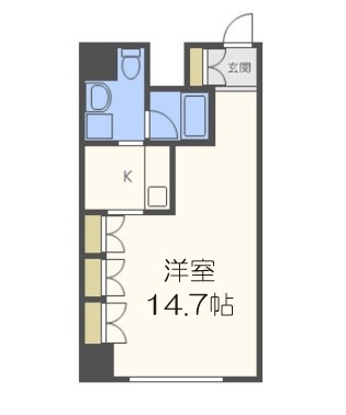 【間取り】 | アーデンタワー南堀江