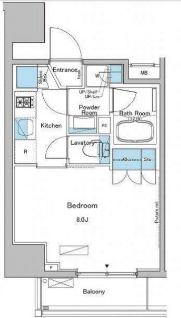 ブラウ門前仲町の間取り