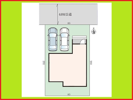 名古屋市港区遠若町１丁目の新築一戸建の区画図|◇１号棟◇　　
