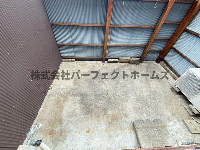 東田宮ハイツ　賃貸のバルコニー|バルコニーからの眺めを楽しみながら食事をしませんか