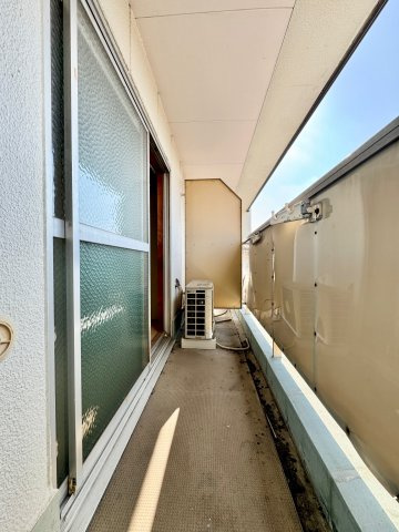 コーポ青木のバルコニー