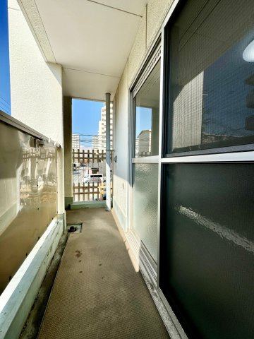 コーポ青木のバルコニー