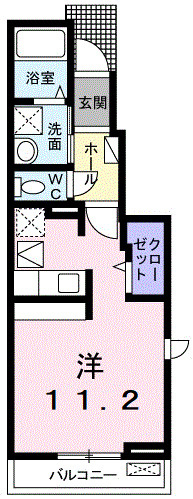 ラ　ビアンデ篠山Ⅰの間取り