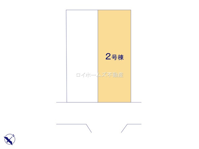 【区画図】 | 海部郡蟹江町富吉１丁目468『仲介料無料』新築戸建て | 2号棟