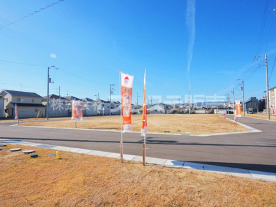 【その他】 | 大和郡山市九条町の新築一戸建 全１１区画 | 現地写真（建物の建築工事を開始する前に撮影したものです）※現地に係員は常駐しておりません。