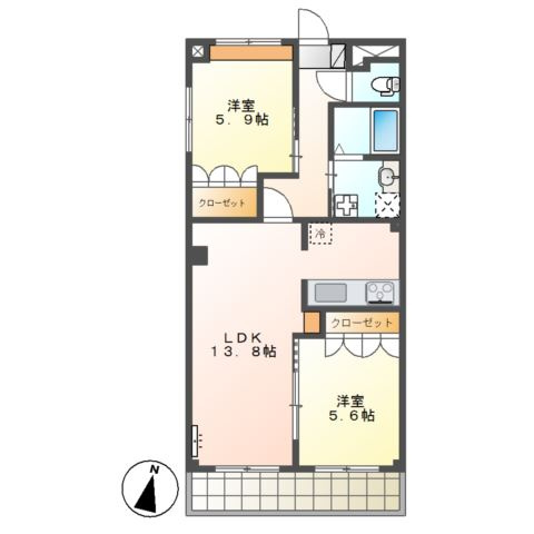 Albireo（アルヴィレオ）の間取り