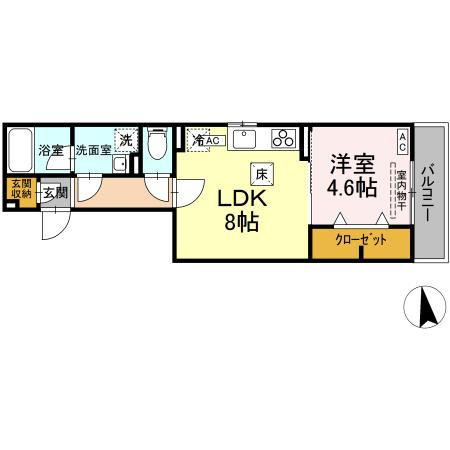 【間取り】 | DROOMGrass中町(ディールームグラスナカマチ)