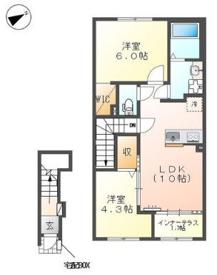 【間取り】 | ラクードシャＡ