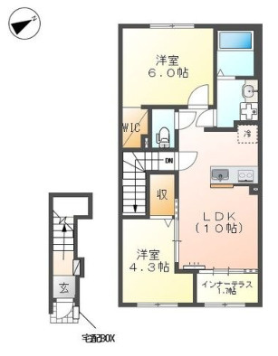 【間取り】 | ラクードシャＡ