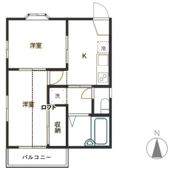 大和市福田のアパート