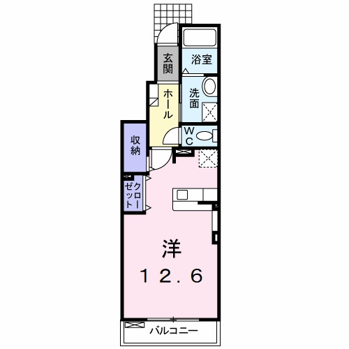 【間取り】 | イル　マーレ　Ｂ