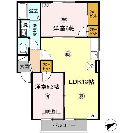 【間取り】 | のぎく　Ａ