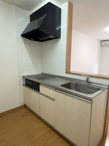 オーキッドBのキッチン|カウンターシステムキッチン　ＩＨクッキングヒーター付き