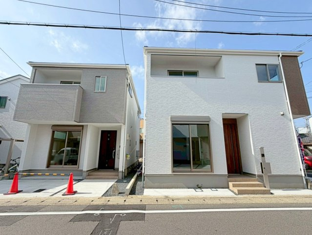 桂池尻町　Ⅰ期１号地の外観|『町並み整う分譲地！』
残り２区画の繋がるコミュニティが魅力の分譲地。お子様がいるご家庭同士で見守りあいながら子育てできる環境にも◎（R8.2撮影）