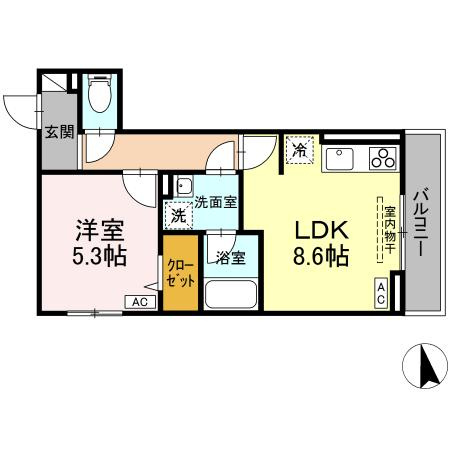 【間取り】 | DROOMGrass中町(ディールームグラスナカマチ)