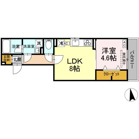 【間取り】 | DROOMGrass中町(ディールームグラスナカマチ)