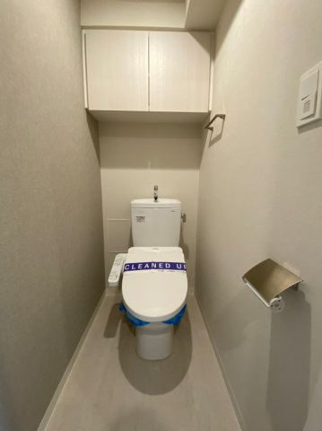ゆったりとした空間のトイレです